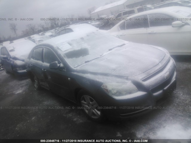 1G1ZH57B78F294020 - 2008 CHEVROLET MALIBU 1LT GRAY photo 1