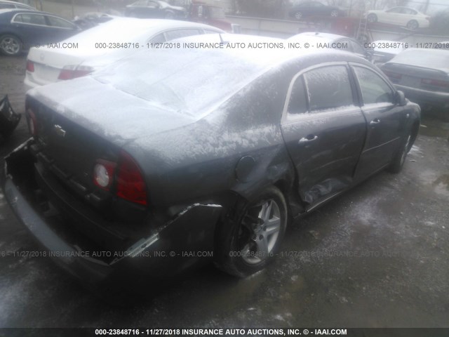 1G1ZH57B78F294020 - 2008 CHEVROLET MALIBU 1LT GRAY photo 4