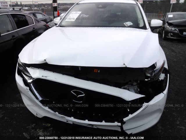 JM3KFBCMXJ0383603 - 2018 MAZDA CX-5 TOURING WHITE photo 6