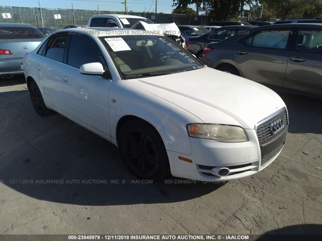 WAUAF78E97A218239 - 2007 AUDI A4 2/TURBO WHITE photo 1