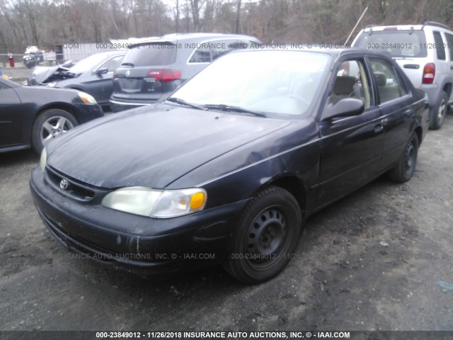 2T1BR12E7WC067240 - 1998 TOYOTA COROLLA VE/CE/LE BLACK photo 2