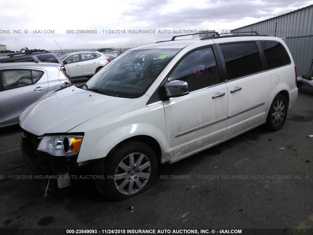 2C4RC1CG0CR245856 - 2012 CHRYSLER TOWN & COUNTRY TOURING L WHITE photo 2