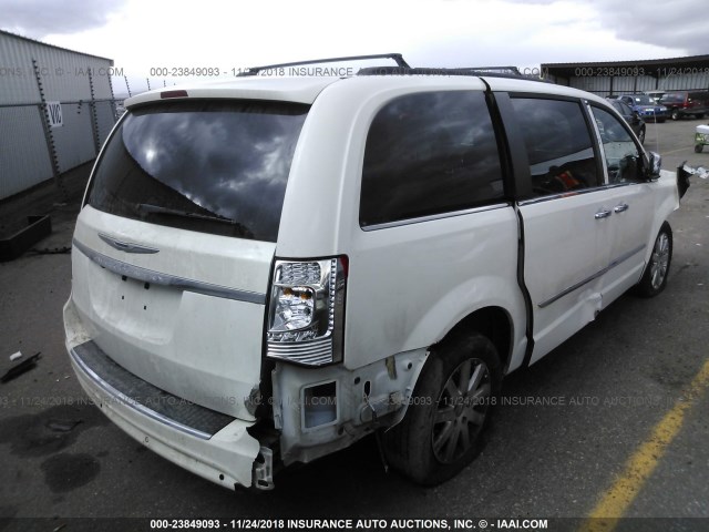 2C4RC1CG0CR245856 - 2012 CHRYSLER TOWN & COUNTRY TOURING L WHITE photo 4