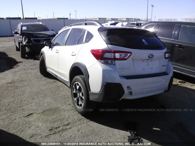 JF2GTADC5JH227186 - 2018 SUBARU CROSSTREK PREMIUM WHITE photo 3