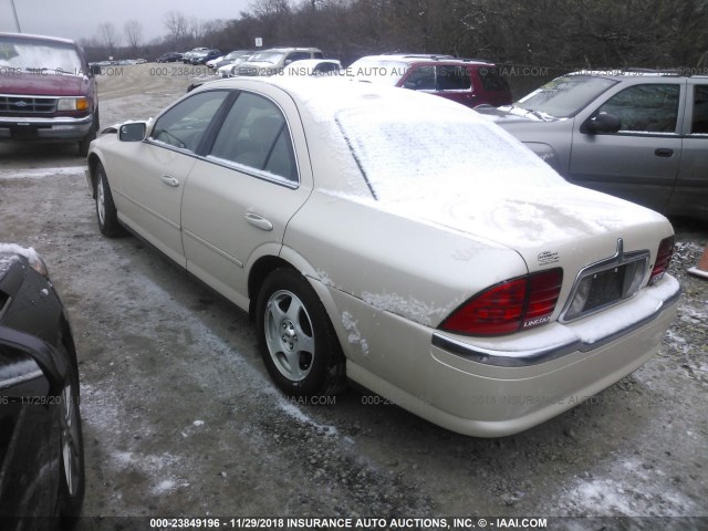 1LNHM87A91Y628383 - 2001 LINCOLN LS TAN photo 3