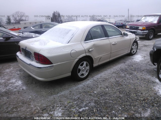 1LNHM87A91Y628383 - 2001 LINCOLN LS TAN photo 4