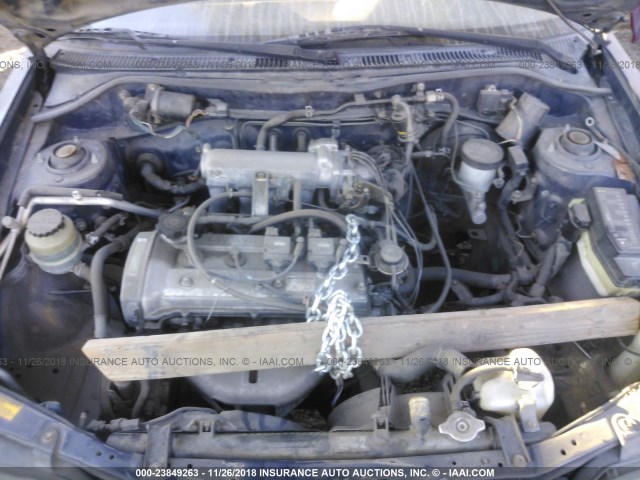 JT2AC52L2T0135641 - 1996 TOYOTA TERCEL STD/DX BLUE photo 10