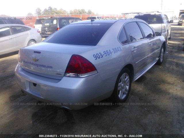 2G1WB5E32G1189388 - 2016 CHEVROLET IMPALA LIMITED LT SILVER photo 4