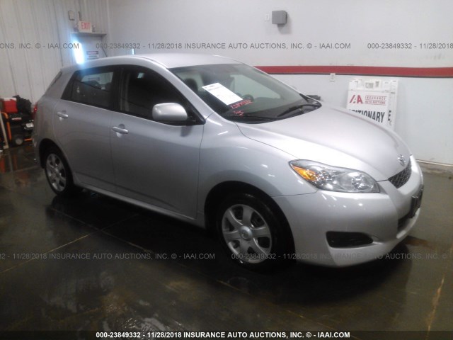 2T1KU40E79C090153 - 2009 TOYOTA COROLLA MATRIX  SILVER photo 1
