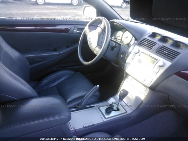 4T1FA38P64U031256 - 2004 TOYOTA CAMRY SOLARA SE/SLE Gümüş foto 5