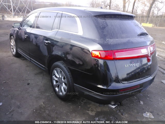 2LMHJ5AT5DBL52601 - 2013 LINCOLN MKT BLACK photo 3