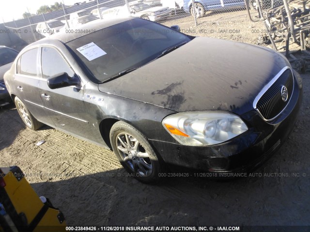 1G4HD57286U222259 - 2006 BUICK LUCERNE CXL BLACK photo 1