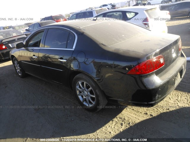 1G4HD57286U222259 - 2006 BUICK LUCERNE CXL BLACK photo 3