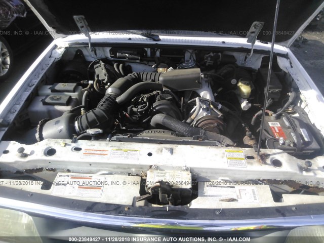 1FTCR10A5VTA43305 - 1997 FORD RANGER WHITE photo 10