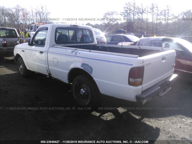 1FTCR10A5VTA43305 - 1997 FORD RANGER WHITE photo 3