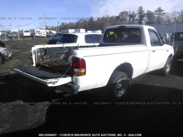 1FTCR10A5VTA43305 - 1997 FORD RANGER WHITE photo 4