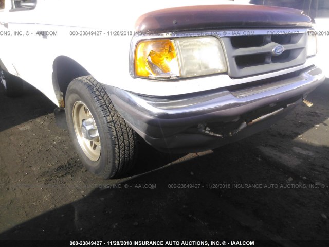 1FTCR10A5VTA43305 - 1997 FORD RANGER WHITE photo 6