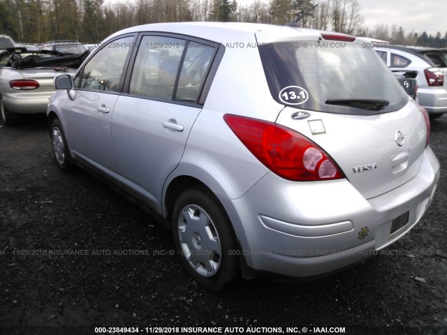 3N1BC13E69L381613 - 2009 NISSAN VERSA S/SL SILVER photo 3