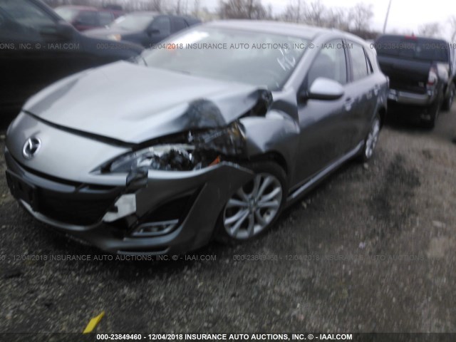 JM1BL1H57A1315895 - 2010 MAZDA 3 S SILVER photo 2