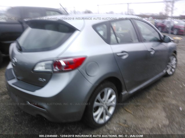 JM1BL1H57A1315895 - 2010 MAZDA 3 S SILVER photo 4