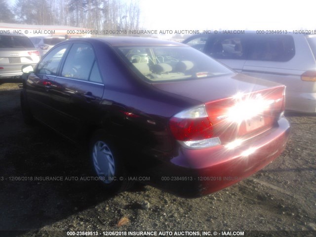 4T1BE30K26U148581 - 2006 TOYOTA CAMRY LE/XLE/SE RED photo 3