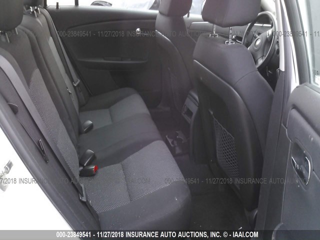 1G1ZC5EU9CF341253 - 2012 CHEVROLET MALIBU 1LT WHITE photo 8