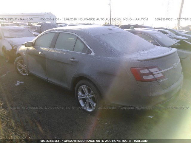 1FAHP2E86DG211800 - 2013 FORD TAURUS SEL GRAY photo 3