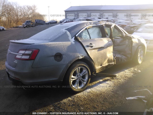 1FAHP2E86DG211800 - 2013 FORD TAURUS SEL GRAY photo 4