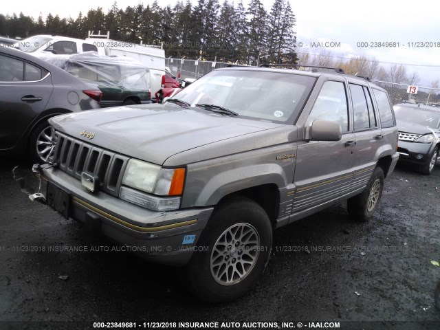 1J4GZ78Y7SC730216 - 1995 JEEP GRAND CHEROKEE LIMITED/ORVIS GRAY photo 2