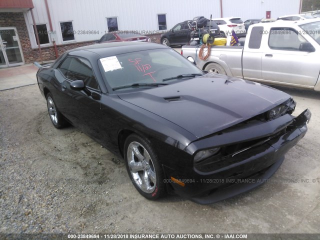 2C3CDYAGXDH679437 - 2013 DODGE CHALLENGER SXT BLACK photo 1