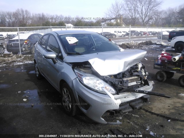 3FADP4AJ1DM200017 - 2013 FORD FIESTA S SILVER photo 1