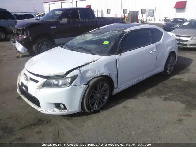 JTKJF5C73B3003185 - 2011 TOYOTA SCION TC თეთრი ფოტო 2
