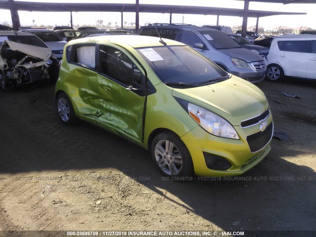 KL8CD6S91DC500620 - 2013 CHEVROLET SPARK 1LT GREEN photo 1