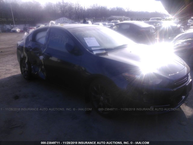 1C3CDFBB8FD247727 - 2015 DODGE DART SXT Dark Blue photo 1