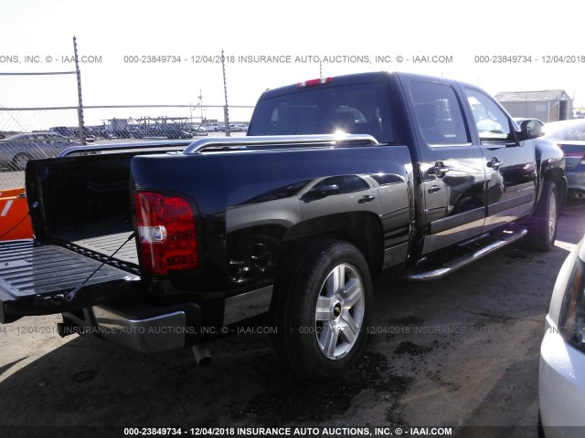 2GCEC13J181197610 - 2008 CHEVROLET SILVERADO C1500 BLACK photo 4