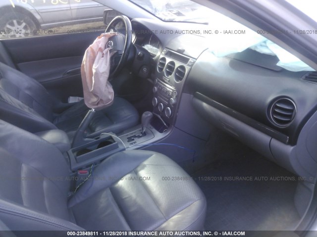 1YVFP84D945N89733 - 2004 MAZDA 6 GRAY photo 5