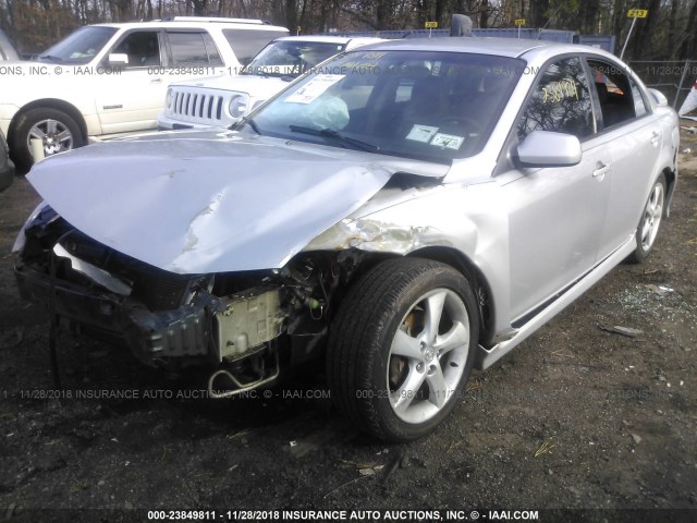 1YVFP84D945N89733 - 2004 MAZDA 6 GRAY photo 6