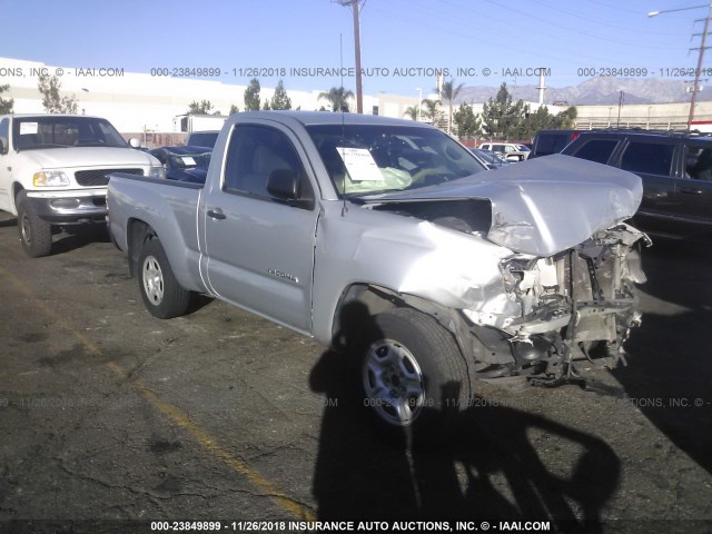5TENX22N95Z132395 - 2005 TOYOTA TACOMA SILVER photo 1