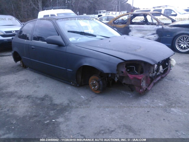 2HGEJ6329TH106788 - 1996 HONDA CIVIC CX BLACK photo 1