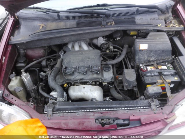 4T3ZF13C8XU112813 - 1999 TOYOTA SIENNA LE/XLE RED photo 10