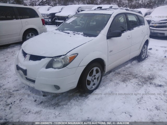 5Y2SM62864Z407857 - 2004 PONTIAC VIBE WHITE photo 2