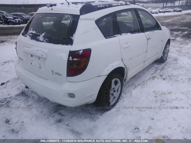 5Y2SM62864Z407857 - 2004 PONTIAC VIBE WHITE photo 4