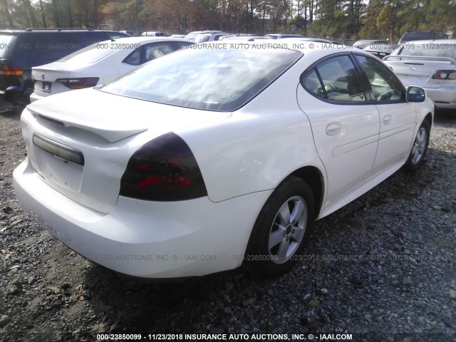 2G2WP552561182003 - 2006 PONTIAC GRAND PRIX WHITE photo 4