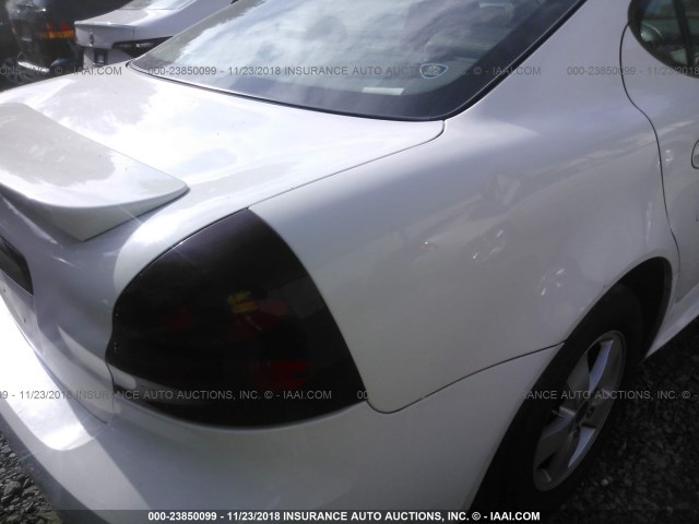 2G2WP552561182003 - 2006 PONTIAC GRAND PRIX WHITE photo 6