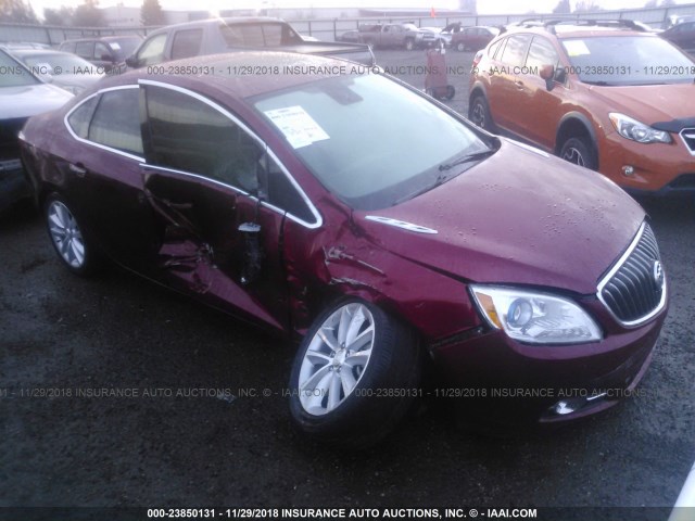 1G4PS5SKXD4171563 - 2013 BUICK VERANO RED photo 1