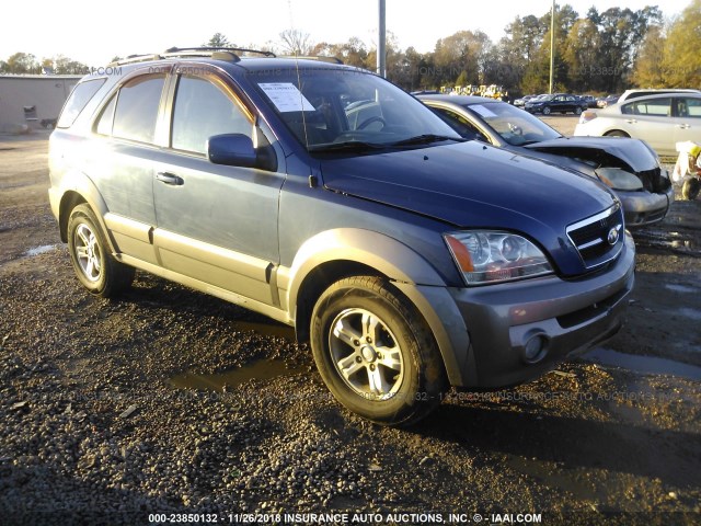 KNDJC733865549161 - 2006 KIA SORENTO EX/LX BLUE photo 1