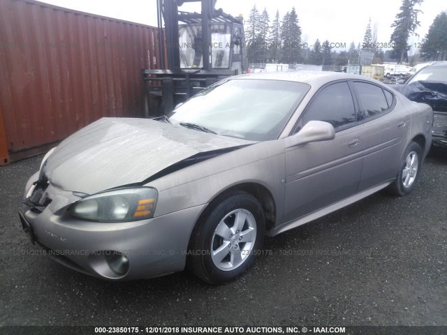 2G2WP552471214120 - 2007 PONTIAC GRAND PRIX GOLD photo 2