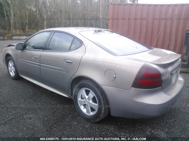 2G2WP552471214120 - 2007 PONTIAC GRAND PRIX GOLD photo 3