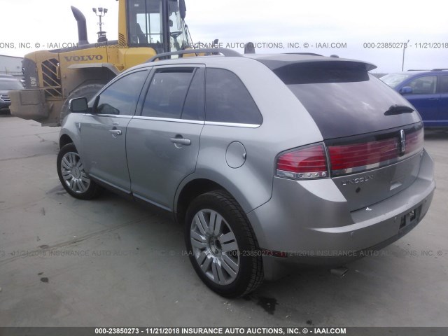 2LMDU68CX8BJ04500 - 2008 LINCOLN MKX Pewter photo 3