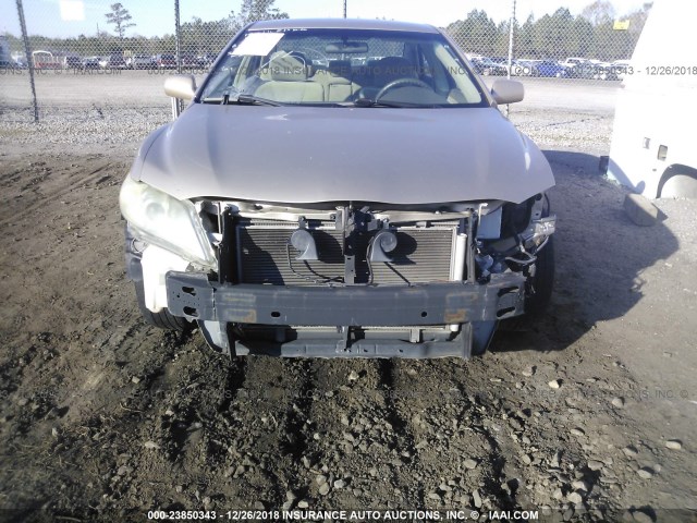 4T1BE46K89U819902 - 2009 TOYOTA CAMRY CREAM photo 6